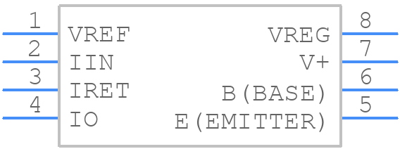 XTR115UA/2K5 - Texas Instruments - PCB symbol