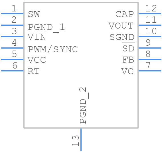 LTC3121EDE#PBF - Analog Devices - PCB symbol