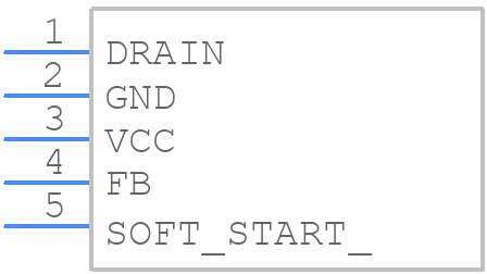 KA1H0680RFBTU - onsemi - PCB symbol