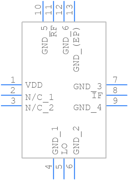 HMC264LC3B - Analog Devices - PCB symbol