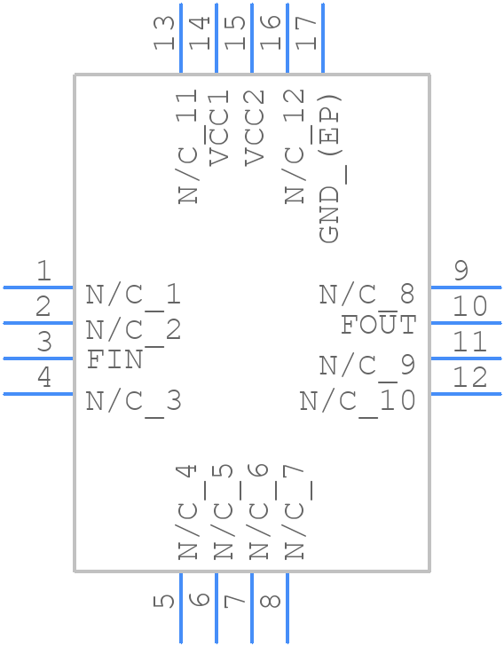 HMC447LC3 - Analog Devices - PCB symbol