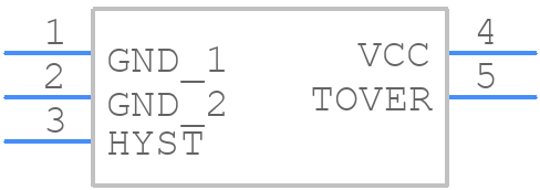 MAX6502UKP085+T - Analog Devices - PCB symbol