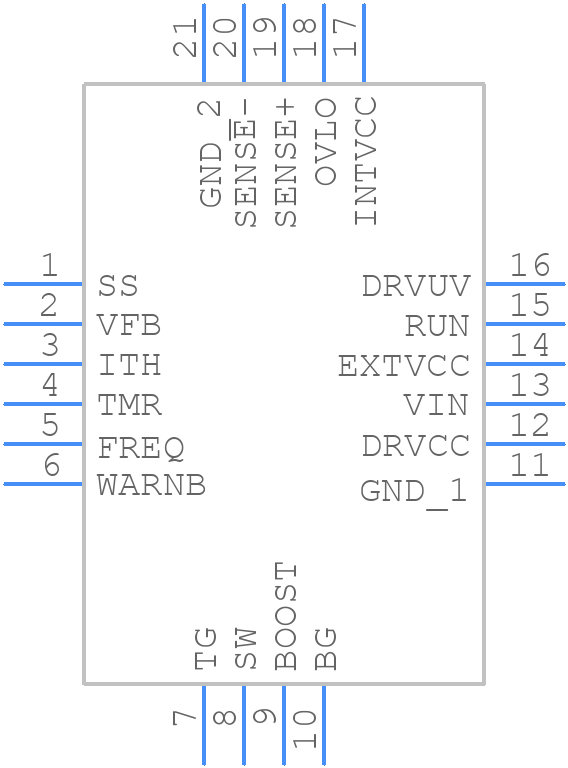 LTC7862EUFD#TRPBF - Analog Devices - PCB symbol