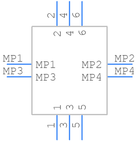 505417-0610 - Molex - PCB symbol