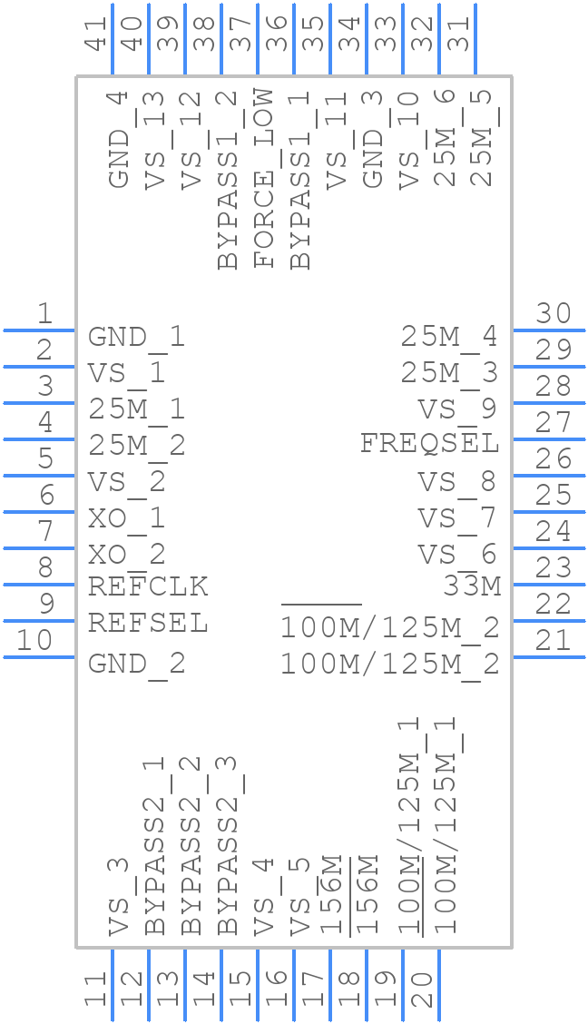AD9571ACPZLVD - Analog Devices - PCB symbol