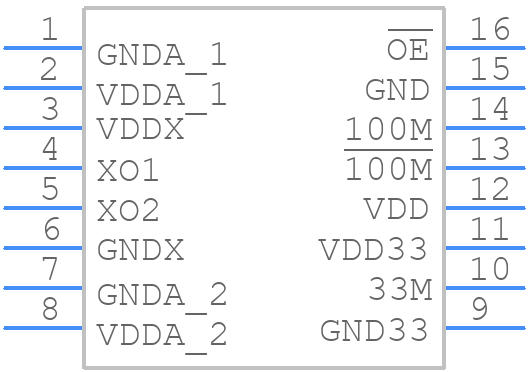 AD9573ARUZ - Analog Devices - PCB symbol