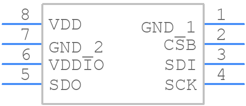 DPS368XTSA1 - Infineon - PCB symbol