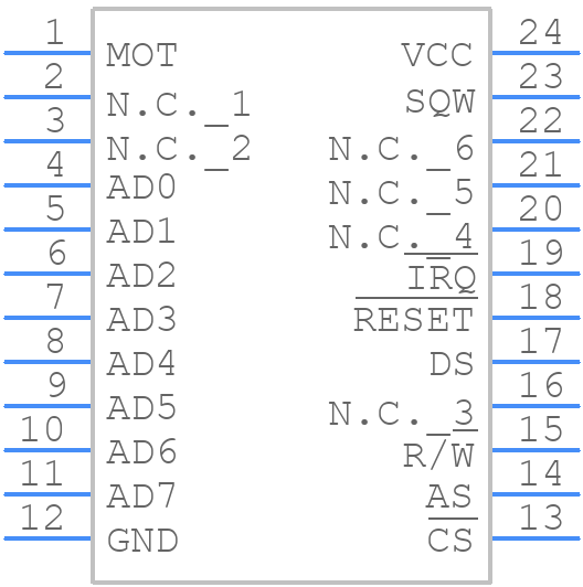 DS12CR887-33+ - Analog Devices - PCB symbol