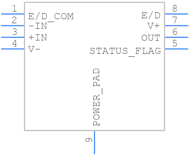 OPA462IDDA - Texas Instruments - PCB symbol