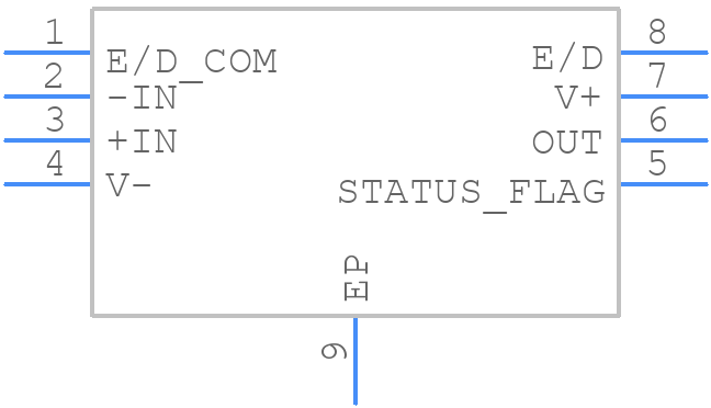 OPA462IDDAR - Texas Instruments - PCB symbol