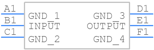 TA1496A - TAI-SAW Technology - PCB symbol