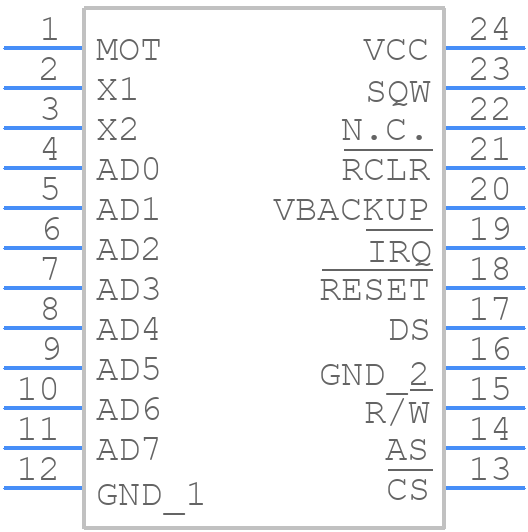 DS12R885S-5+ - Analog Devices - PCB symbol