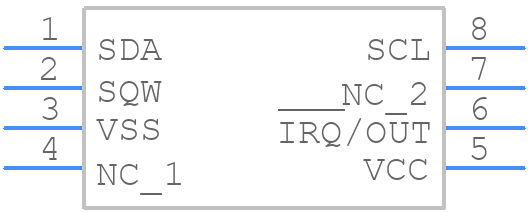 M41T62LC6F - STMicroelectronics - PCB symbol