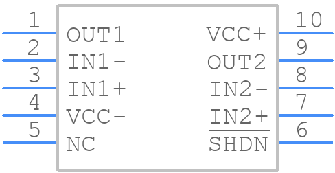 TSX923IST - STMicroelectronics - PCB symbol