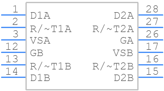 ISO150AU - Texas Instruments - PCB symbol