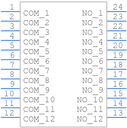 BDB12 - C & K COMPONENTS - PCB symbol