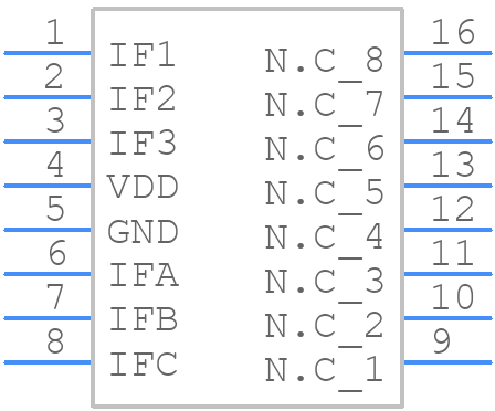 TLE5014SP16E0001XUMA1 - Infineon - PCB symbol