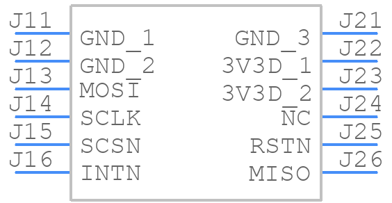 WIZ810SIO - WIZnet Inc - PCB symbol