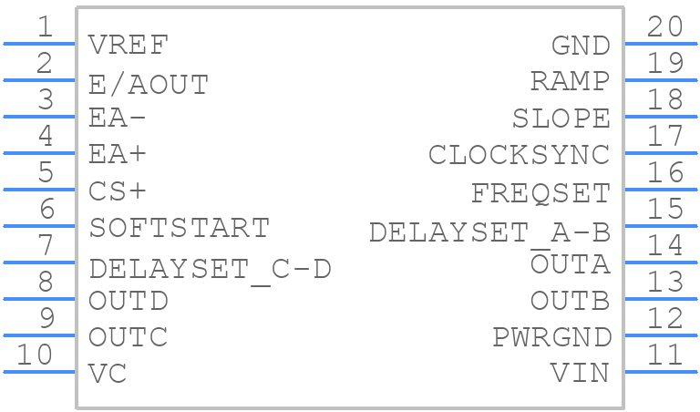 UC3875NG4 - Texas Instruments - PCB symbol