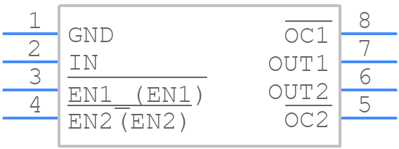 BD2042AFJ-E2 - ROHM Semiconductor - PCB symbol