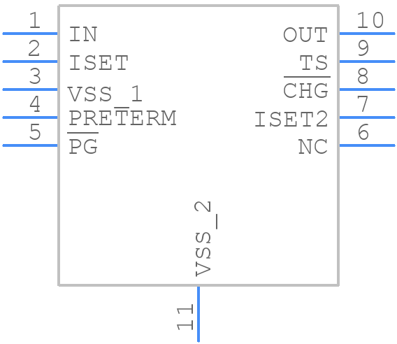 BQ24090DGQT - Texas Instruments - PCB symbol