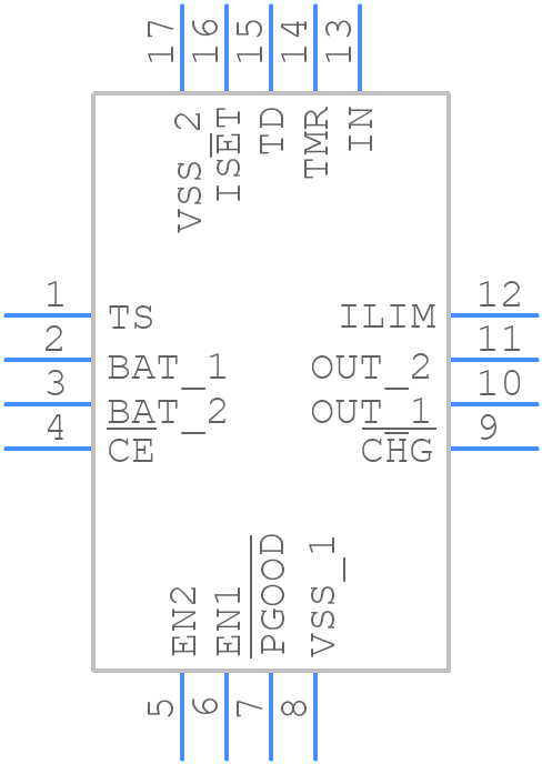 BQ24072RGTR - Texas Instruments - PCB symbol