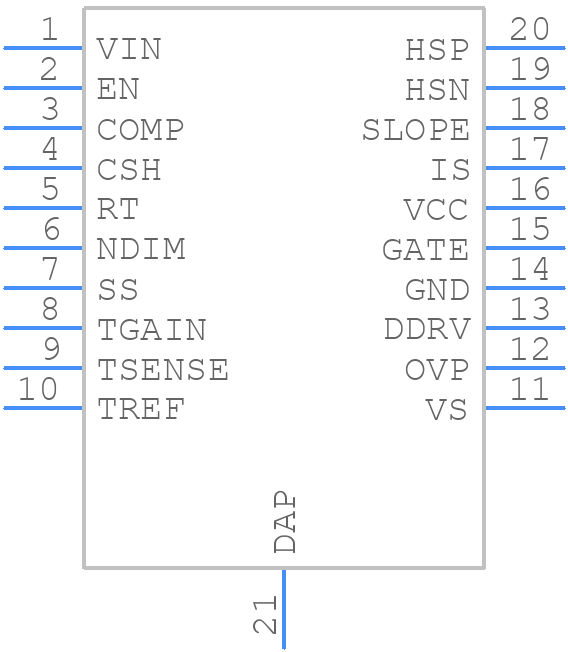 LM3424MH/NOPB - Texas Instruments - PCB symbol