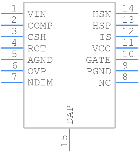 LM3429Q1MH/NOPB - Texas Instruments - PCB symbol