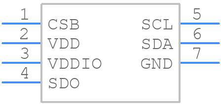 BMP180 - BOSCH - PCB symbol