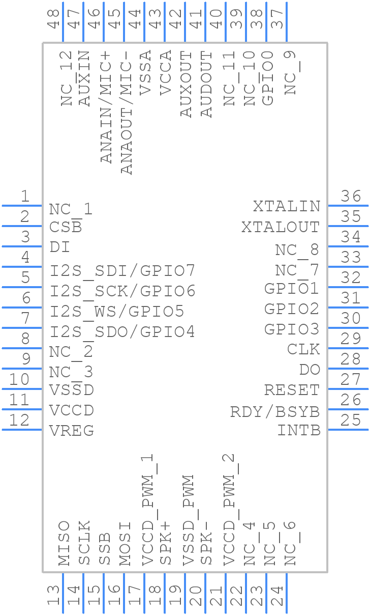 ISD3900FYI - Nuvoton - PCB symbol