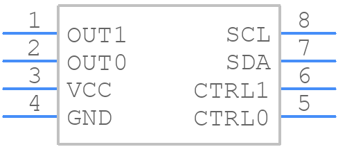 DS1085LZ-25+ - Analog Devices - PCB symbol