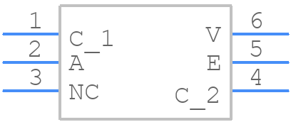 sfh636-x016 - Vishay - PCB symbol