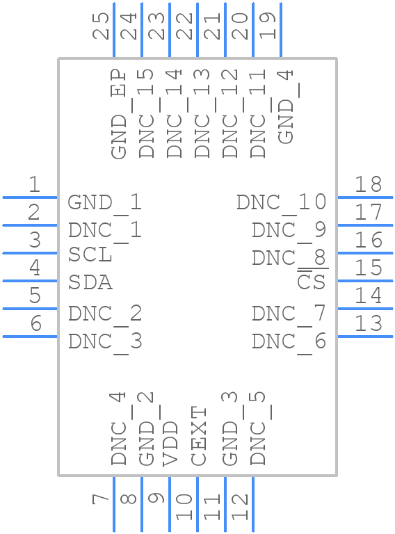 Si7005-B-FM - Silicon Labs - PCB symbol