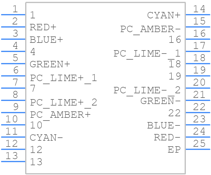 LZ7-04M2PD-0000 - LED Engin - PCB symbol