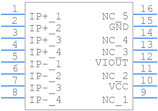 ACS718KMATR-20B-T - Allegro Microsystems - PCB symbol