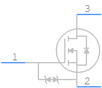 DMN3731U-7 - Diodes Incorporated - PCB symbol