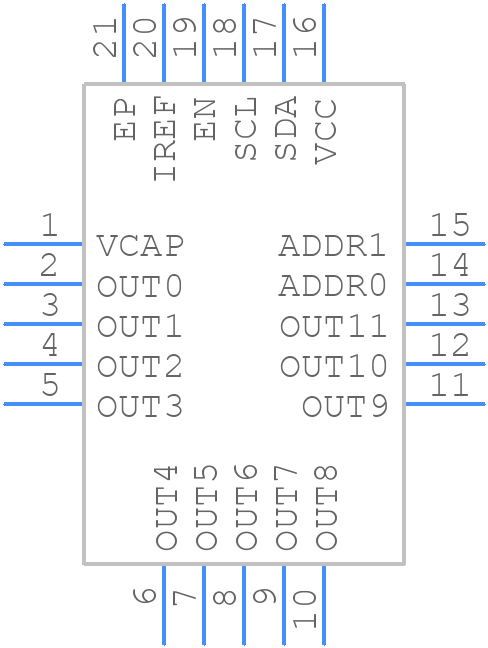 LP5012RUKR - Texas Instruments - PCB symbol