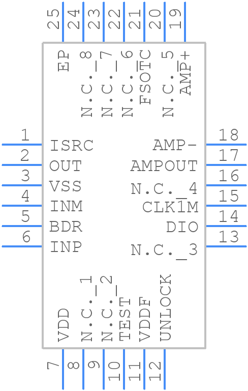 MAX1452ATG+ - Analog Devices - PCB symbol