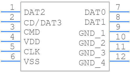 47219-2001 - Molex - PCB symbol