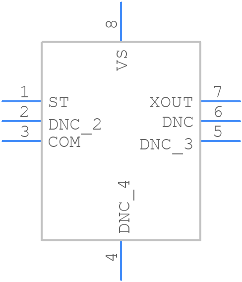 ADXL103CE - Analog Devices - PCB symbol