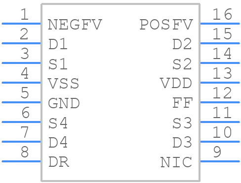 ADG5462FBRUZ-RL7 - Analog Devices - PCB symbol