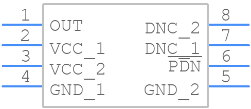 DS1088LU-02A+ - Analog Devices - PCB symbol