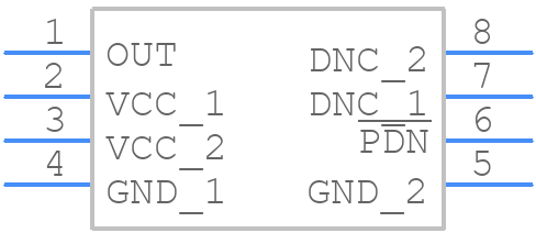 DS1088LU-02A+W - Analog Devices - PCB symbol