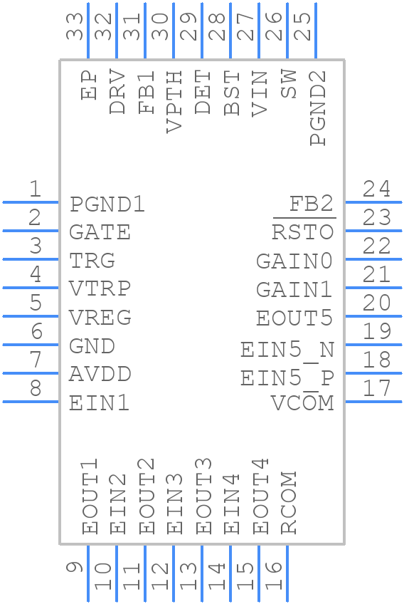 ADP2450ACPZ-3-R7 - Analog Devices - PCB symbol