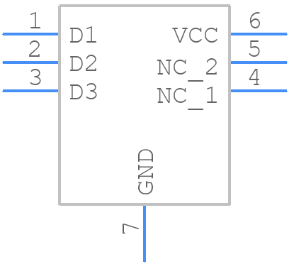 NUP3115UPMUTAG - onsemi - PCB symbol