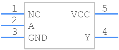 SN74LVC1G04DBVR - Texas Instruments - PCB symbol