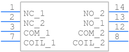 DIL12-2C90-63L - Meder - PCB symbol