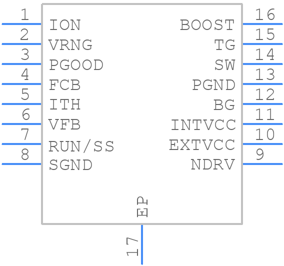 LTC3812EFE-5#TRPBF - Analog Devices - PCB symbol