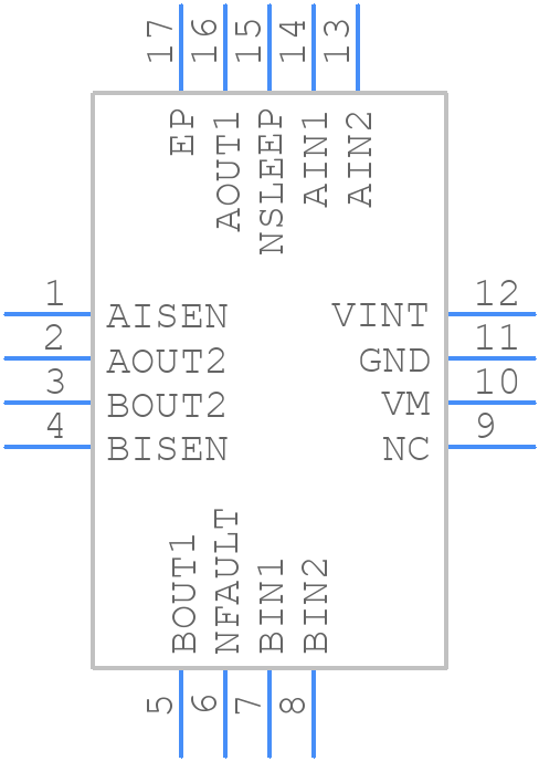 DRV8833CRTET - Texas Instruments - PCB symbol