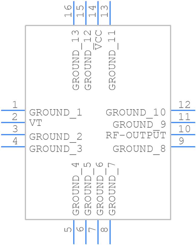 CVCO55CC-2300-2450 - Crystek - PCB symbol